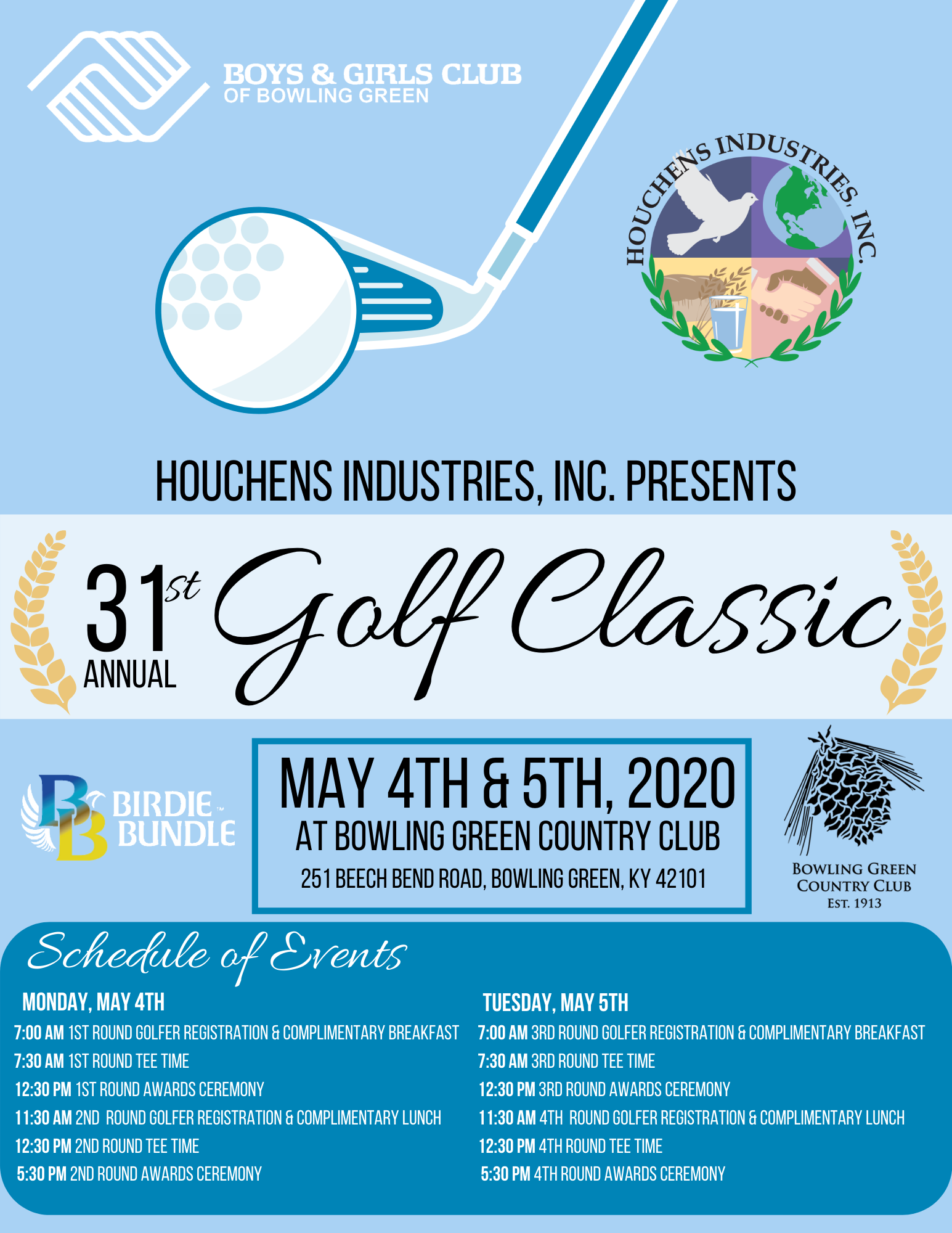 Boys and Girls Club Golf Classic Announcement